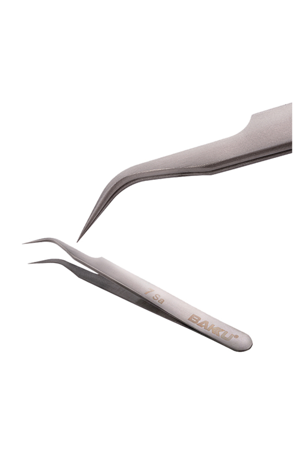 BAKU BK-A3-7-SA EĞRİ UÇLU PASLANMAZ ÇELİK CIMBIZ (5258)