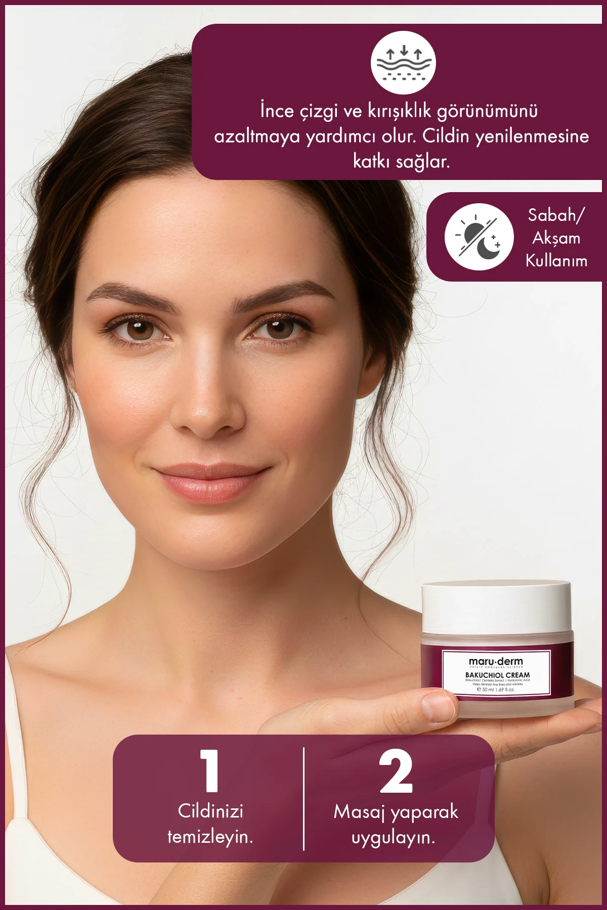 Bakuchiol Anti Aging Yüz Kremi – Retinol Alternatifi Nemlendirici Bakuchiol Anti Aging Yüz Kremi – Retinol Alternatifi Nemlendirici