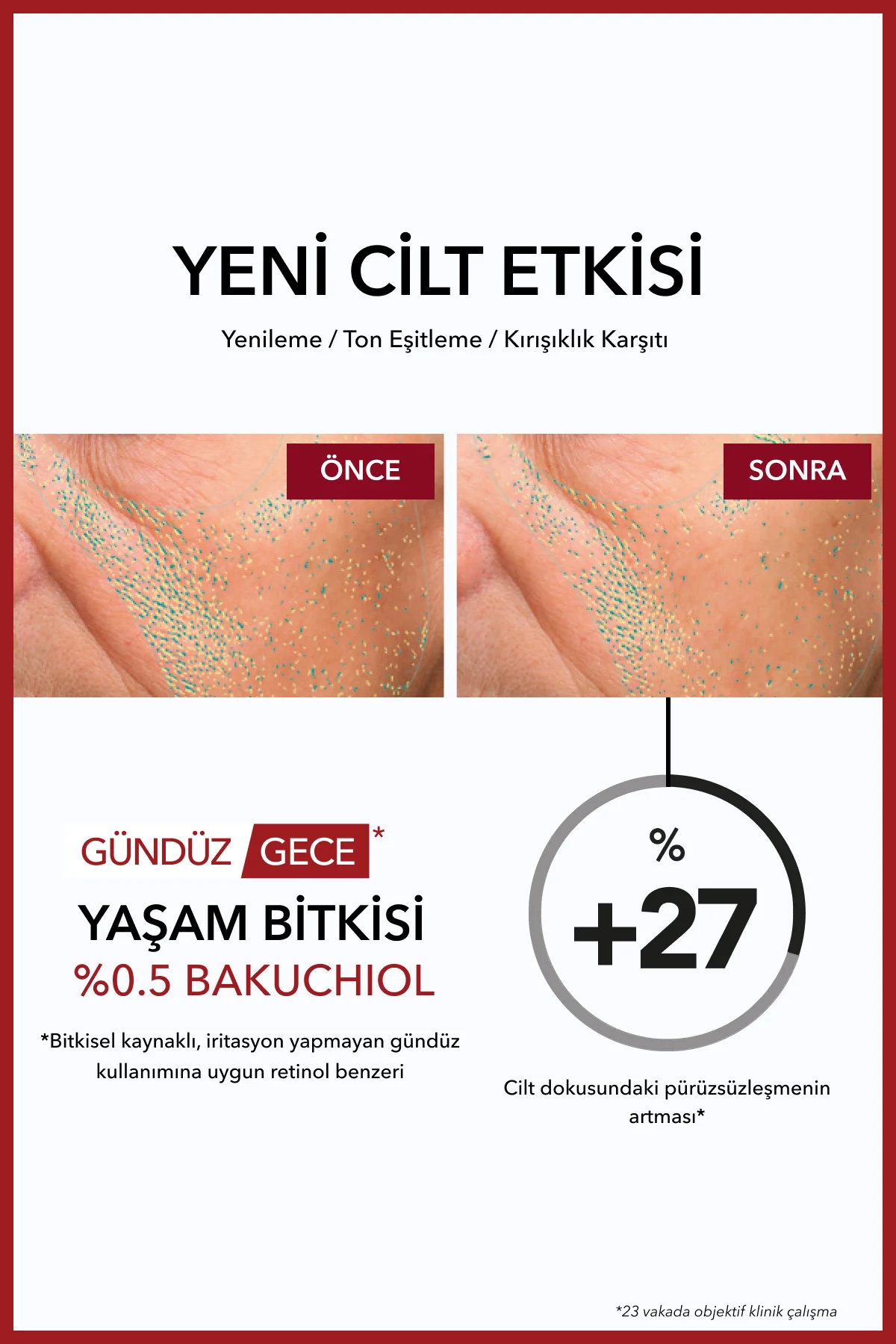 Bakuchiol (Bitkisel Retinol)Serum-Sıkılaştırıcı,Dolgunlaştırıcı B
