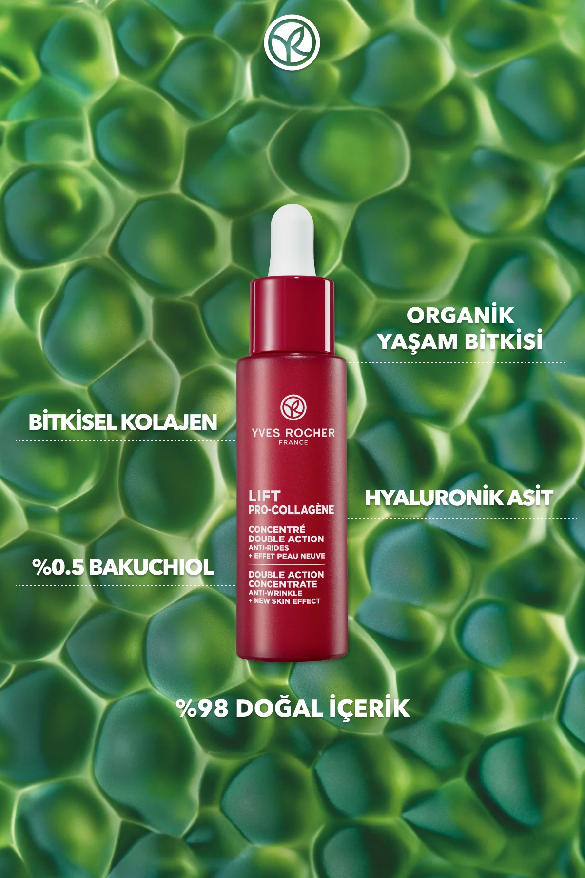 Bakuchiol (Bitkisel Retinol)Serum-Sıkılaştırıcı,Dolgunlaştırıcı B