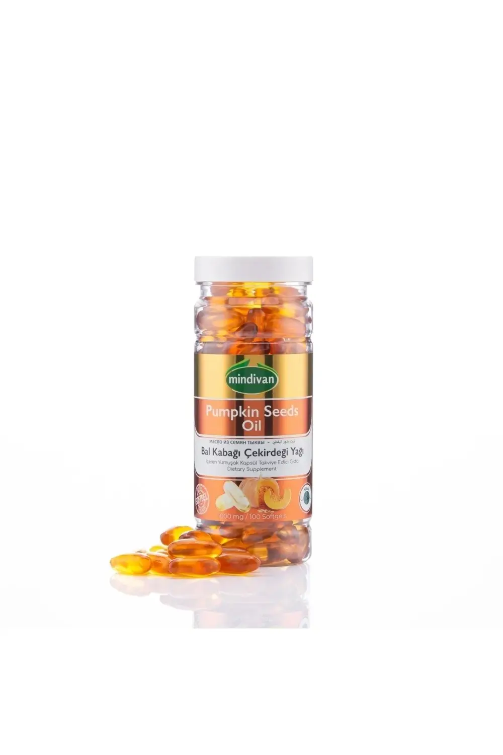 Bal Kabağı Çekirdeği Yağı Soft Jel Kapsül 1000 Mg 100'lü