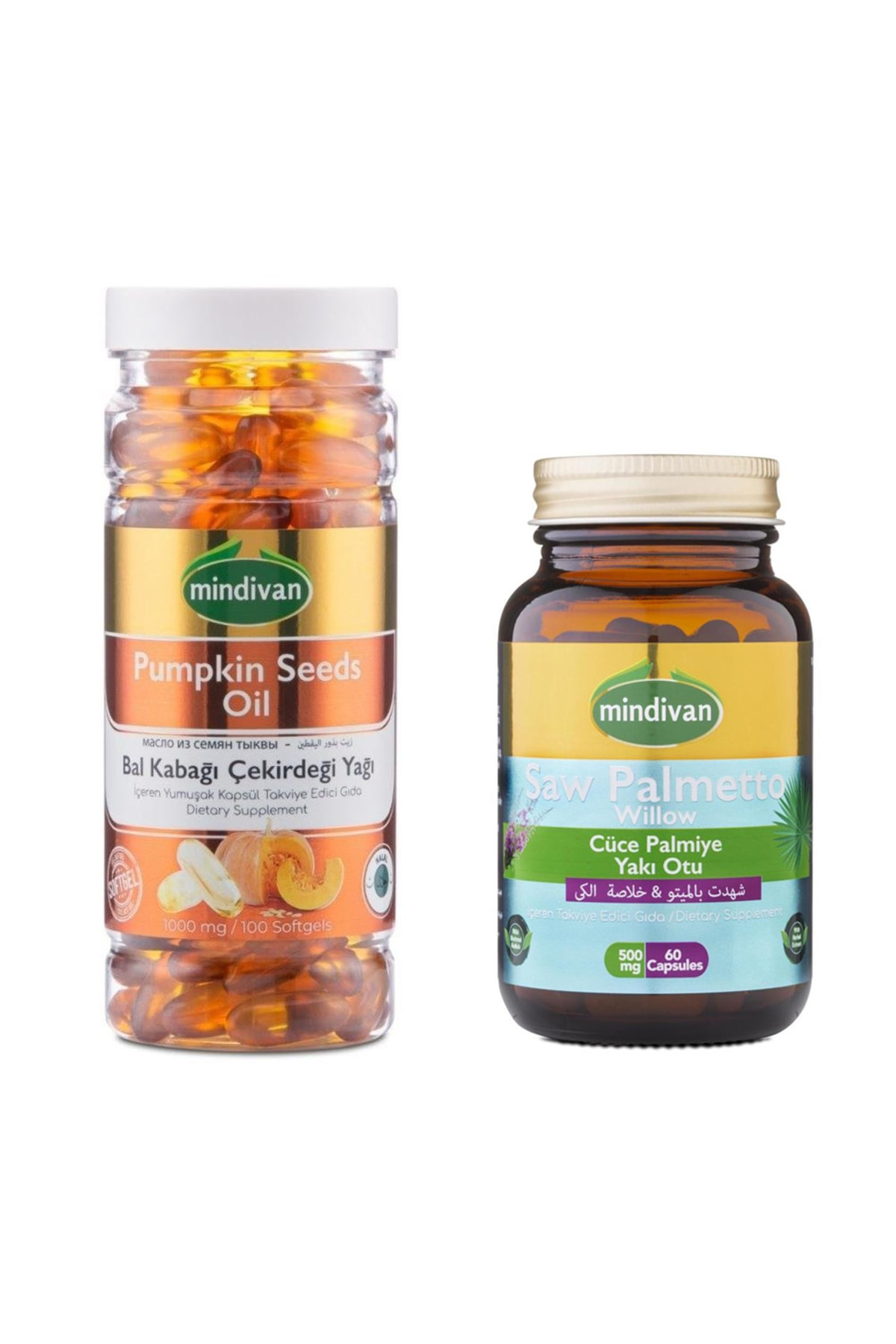 Bal Kabağı Çekirdeği Yağı Soft Jel + Saw Palmetto Kapsül ProstaSe