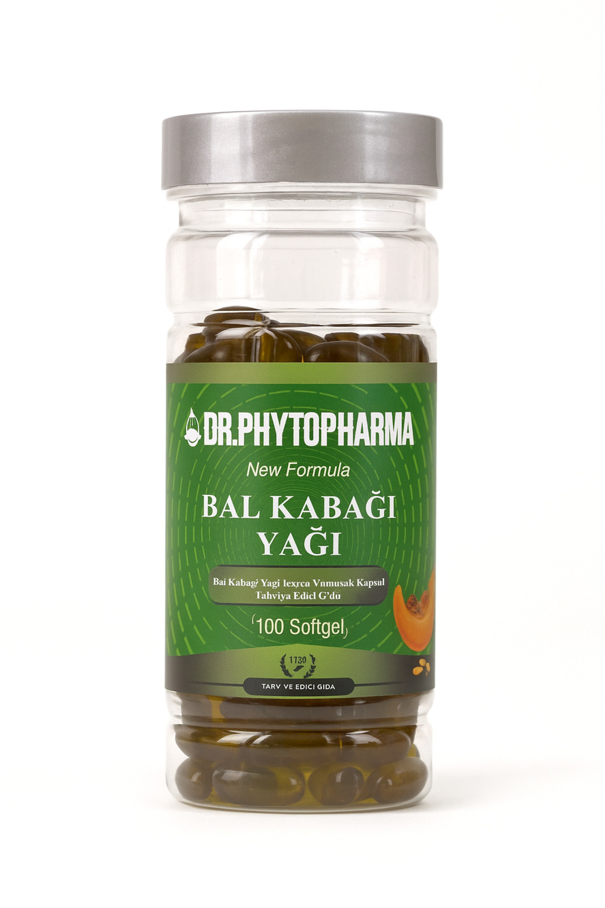 Bal Kabağı Yağı İçeren Yumuşak Kapsül 100 Kapsül 1000 mg