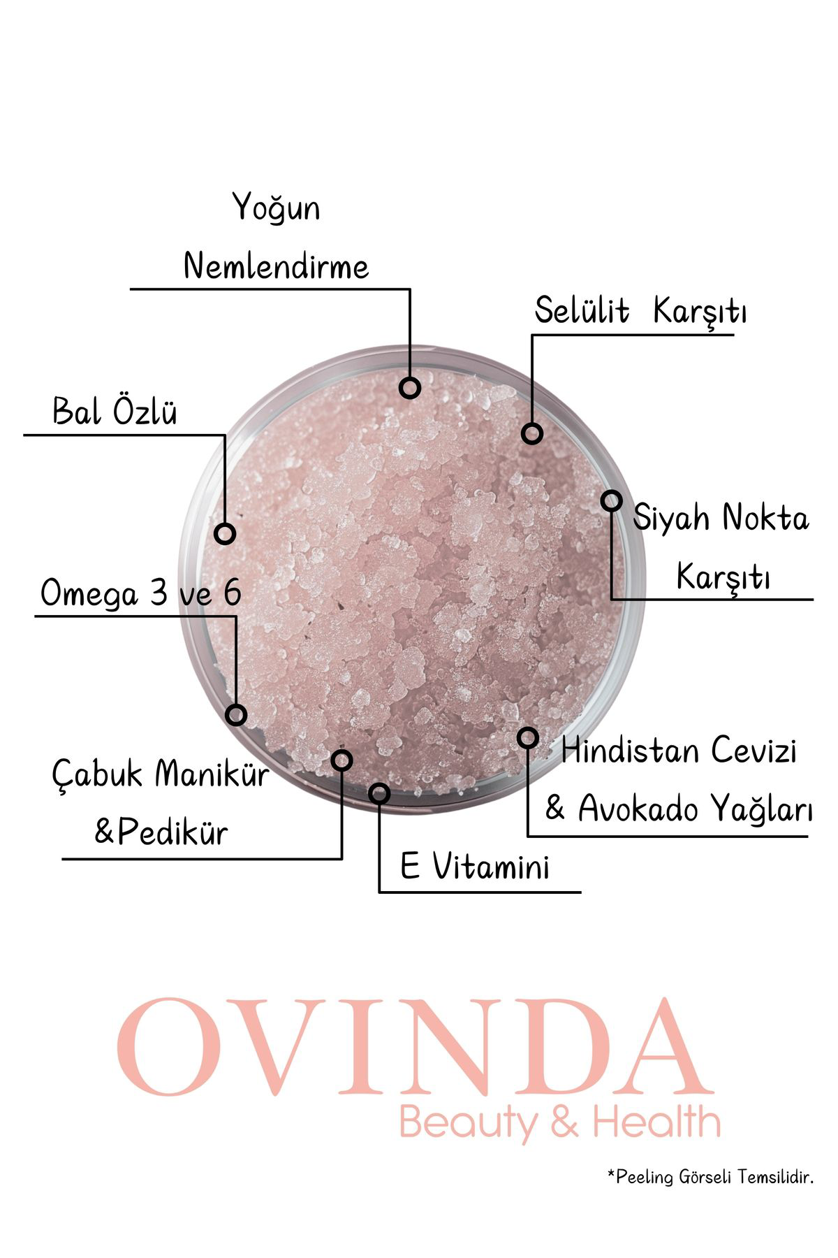 Ovinda Bal Özlü, Besleyici, Onarici, Arindirici, Yoğun Nemlendirici, Sel