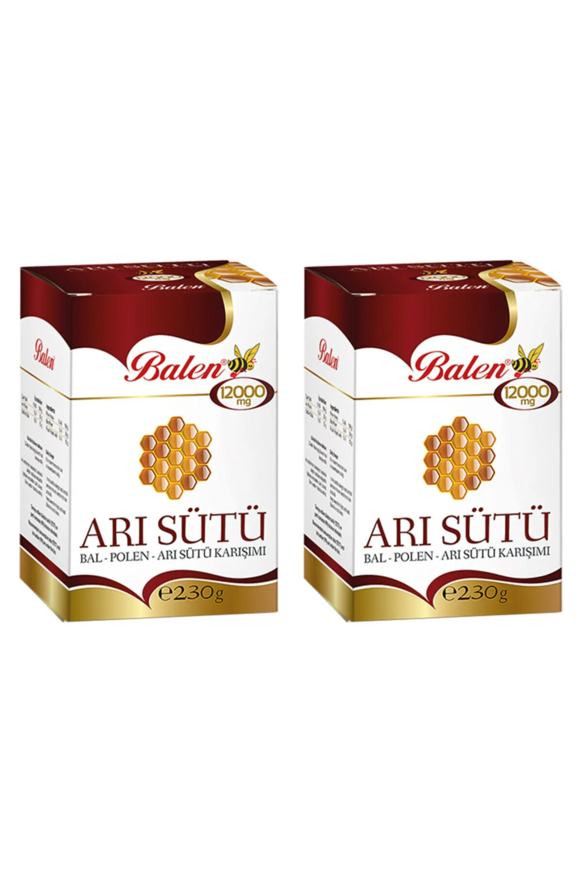 Bal & Polen & Arı Sütü 12000 Mg Karışımı 230 Gr X 2 Adet