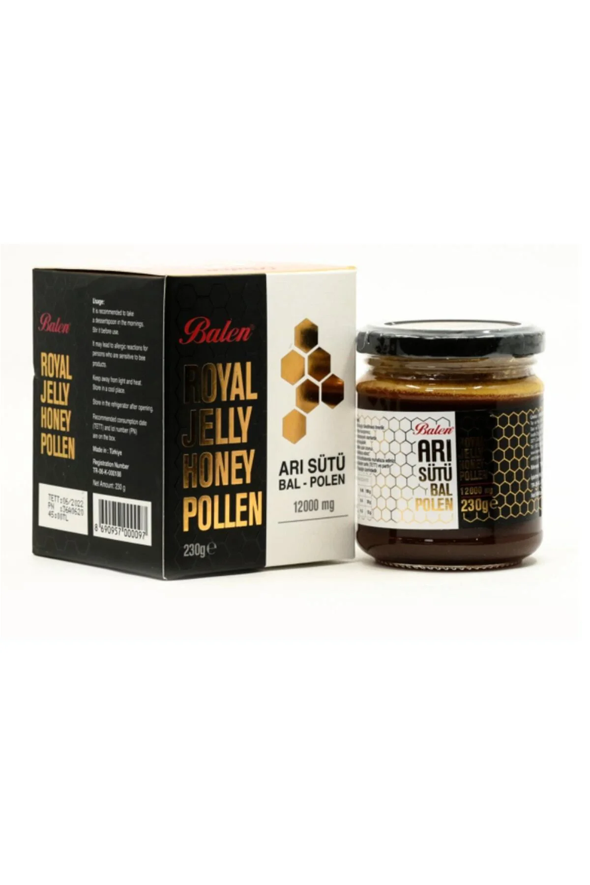 Bal Polen Arı Sütü Karışımı 12000 Mg
