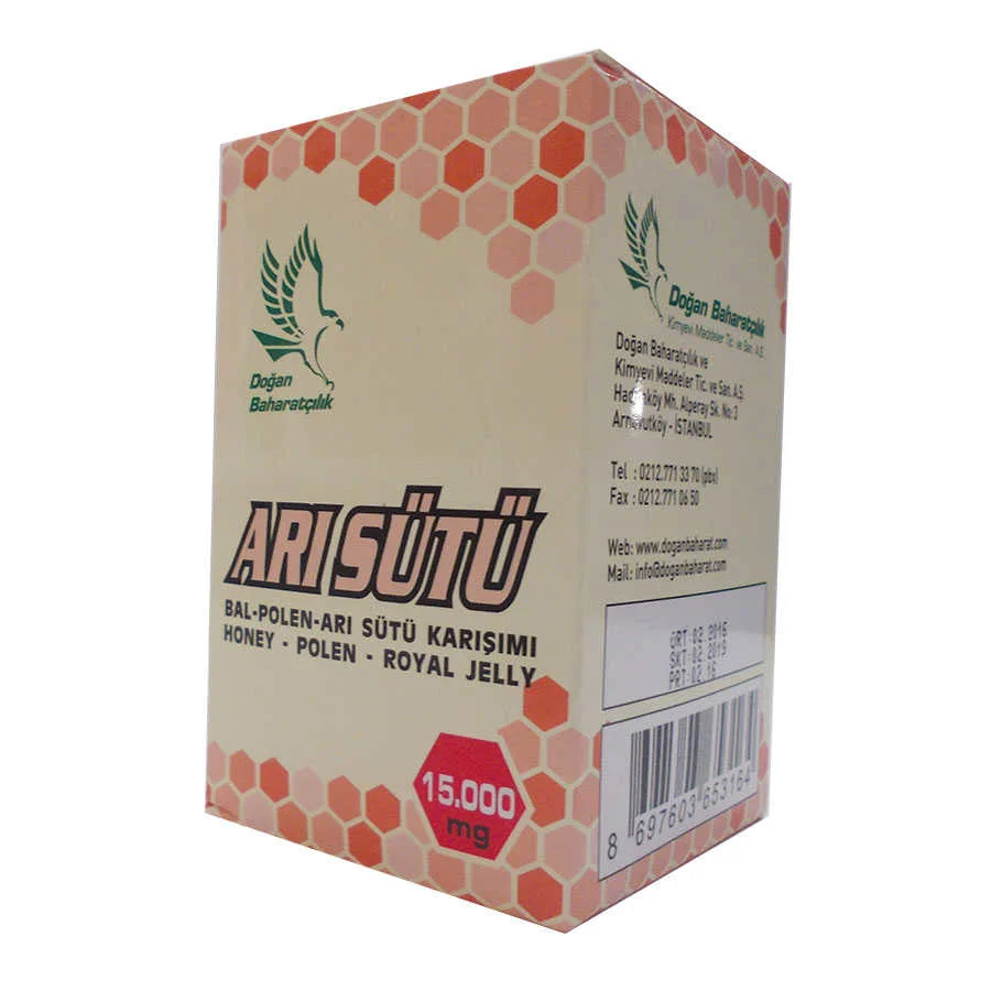Bal Polen Arı Sütü Karışımı Süper Doz 15000 Mg