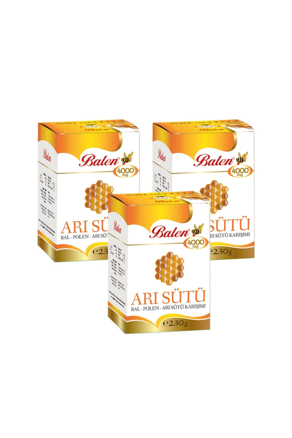 Bal & Polen & Arı Sütü Karışımı 230 gr