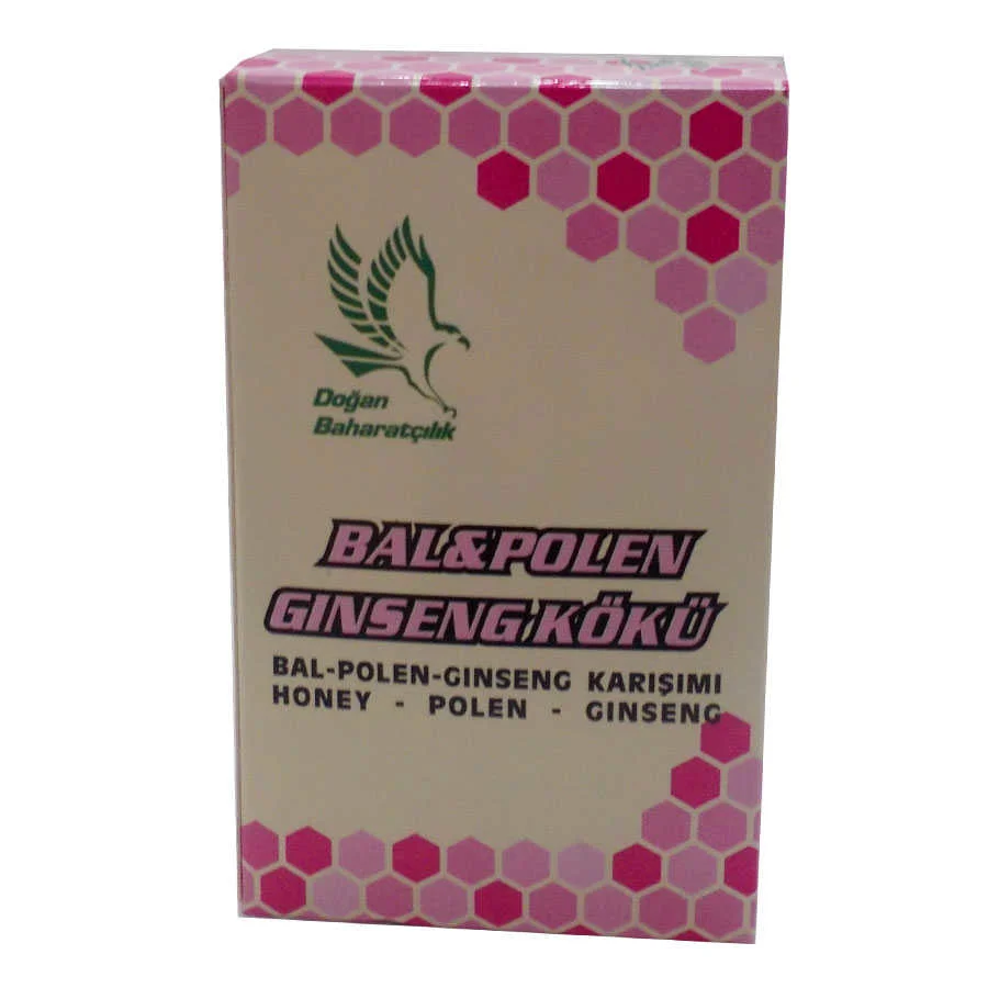 Bal Polen Ginsengli Karışım Cam Kanoz 230 Gr