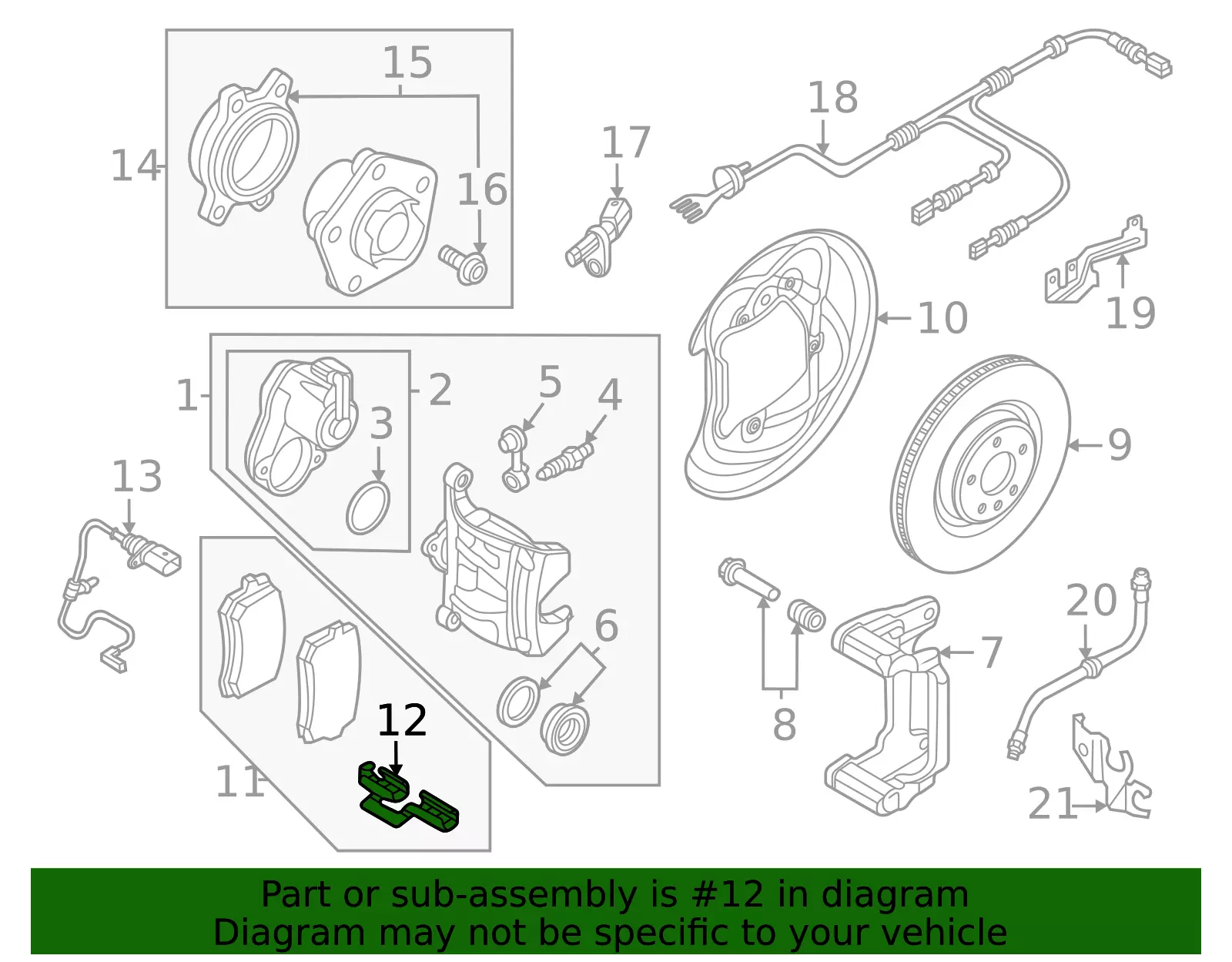 Balata Tutucu - Set (VW)(4K0698231)