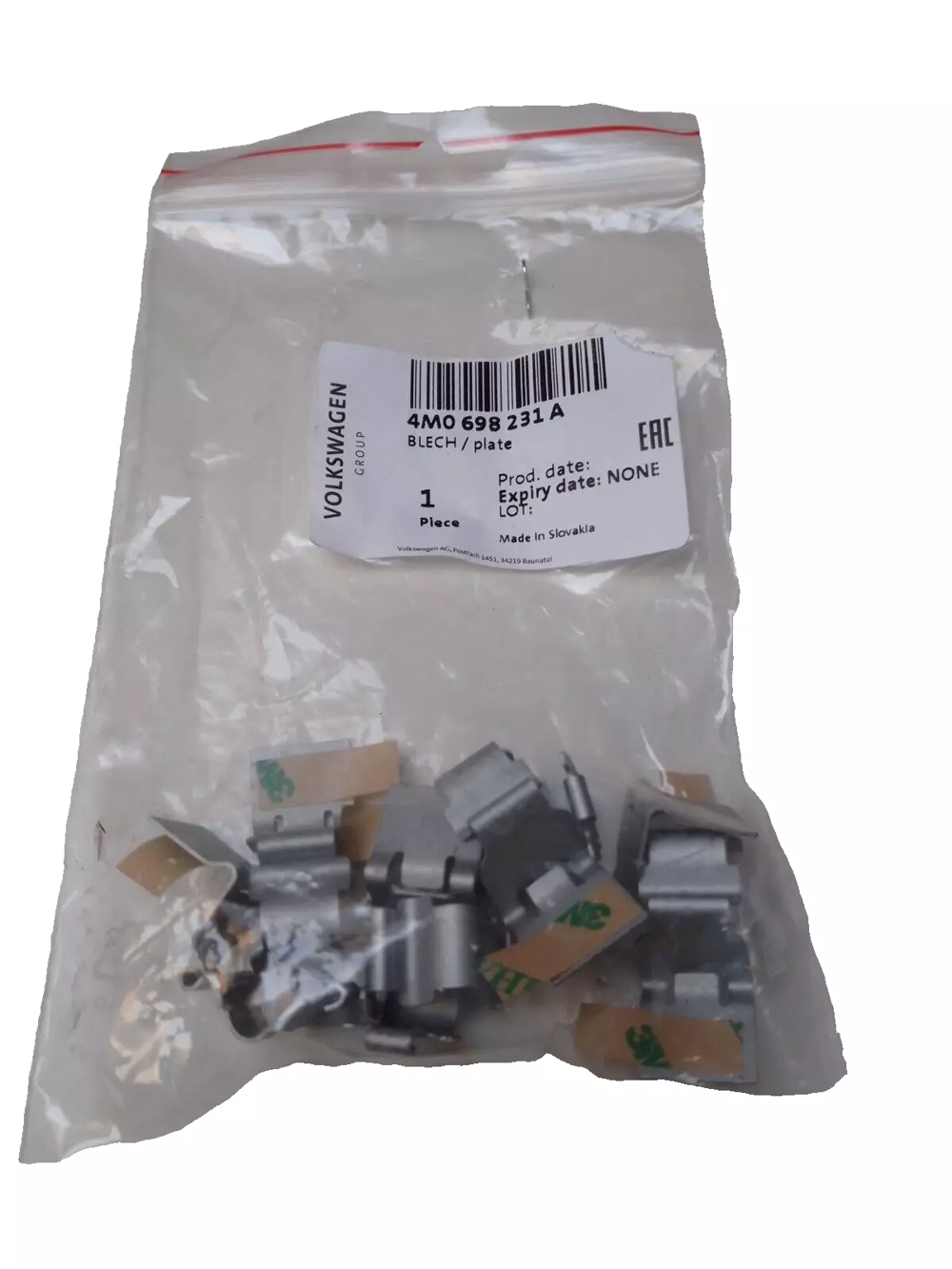 Balata Tutucu - Set (VW Orjinal)(4M0698231A)