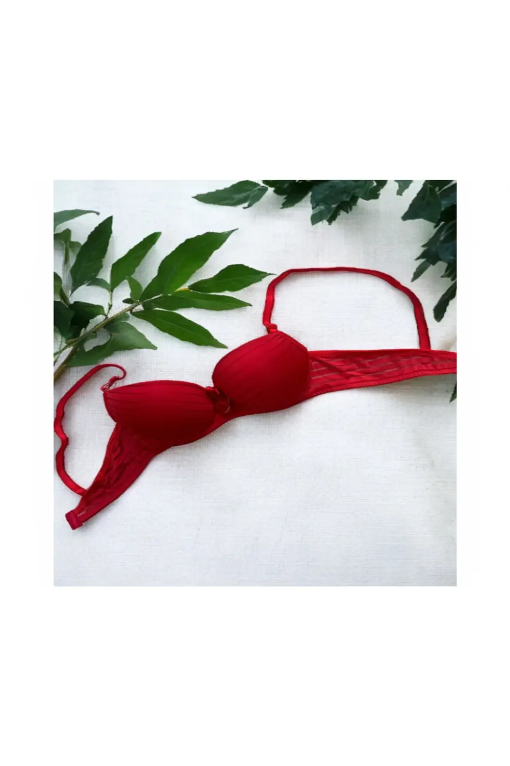 BALENLİ DESTEKLİ GENİŞ ÇİZGİLİ SÜTYEN 027