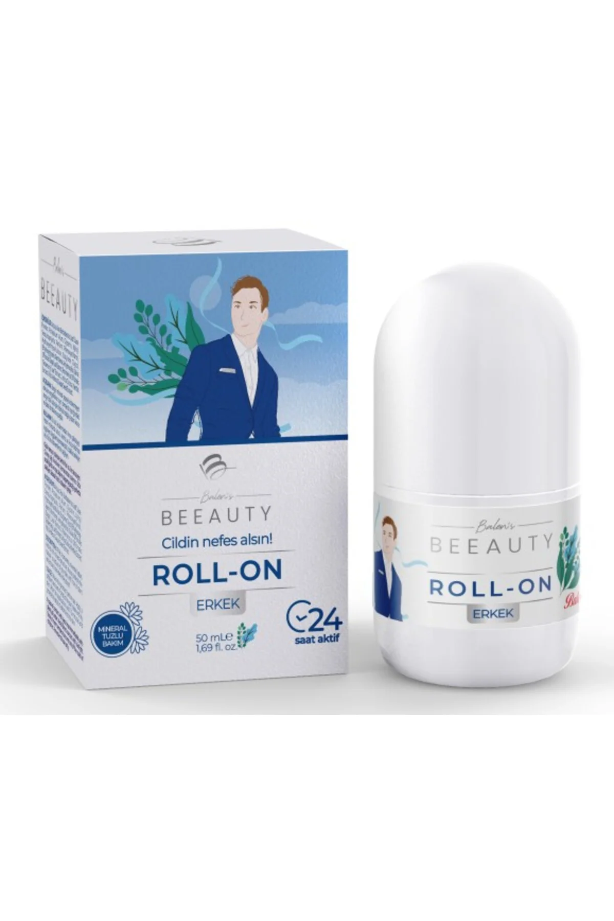 BALEN’S BEEAUTY ERKEK MINERAL SALT DEODORANT ROLL-ON * 50 ML
