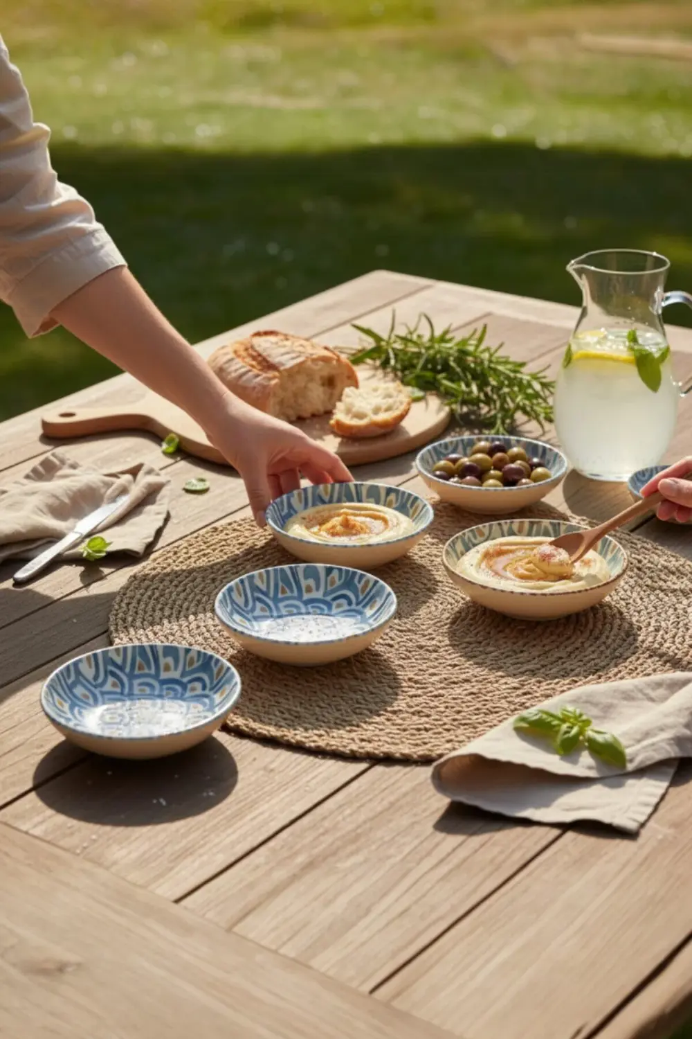 Keramika Balık Desenli 13Cm Kahvaltılık / Çerezlik 6 Adet