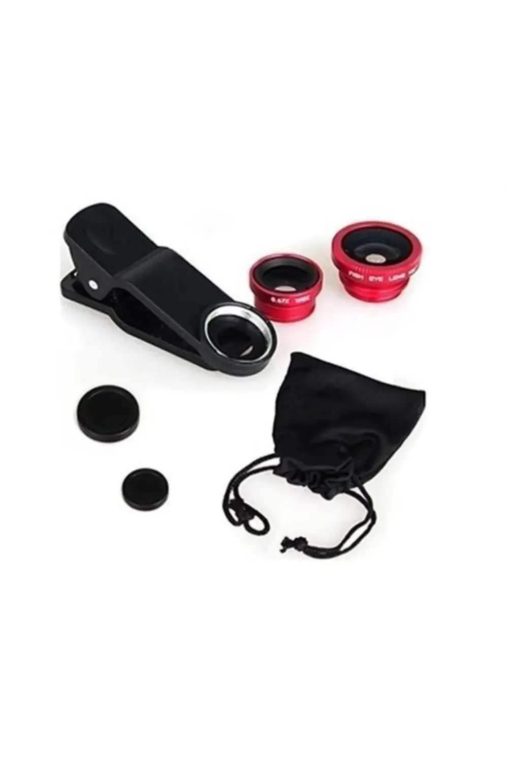 ® Balık Gözü Cep Telefonu Lensi (Tüm Modellere Uyumlu)