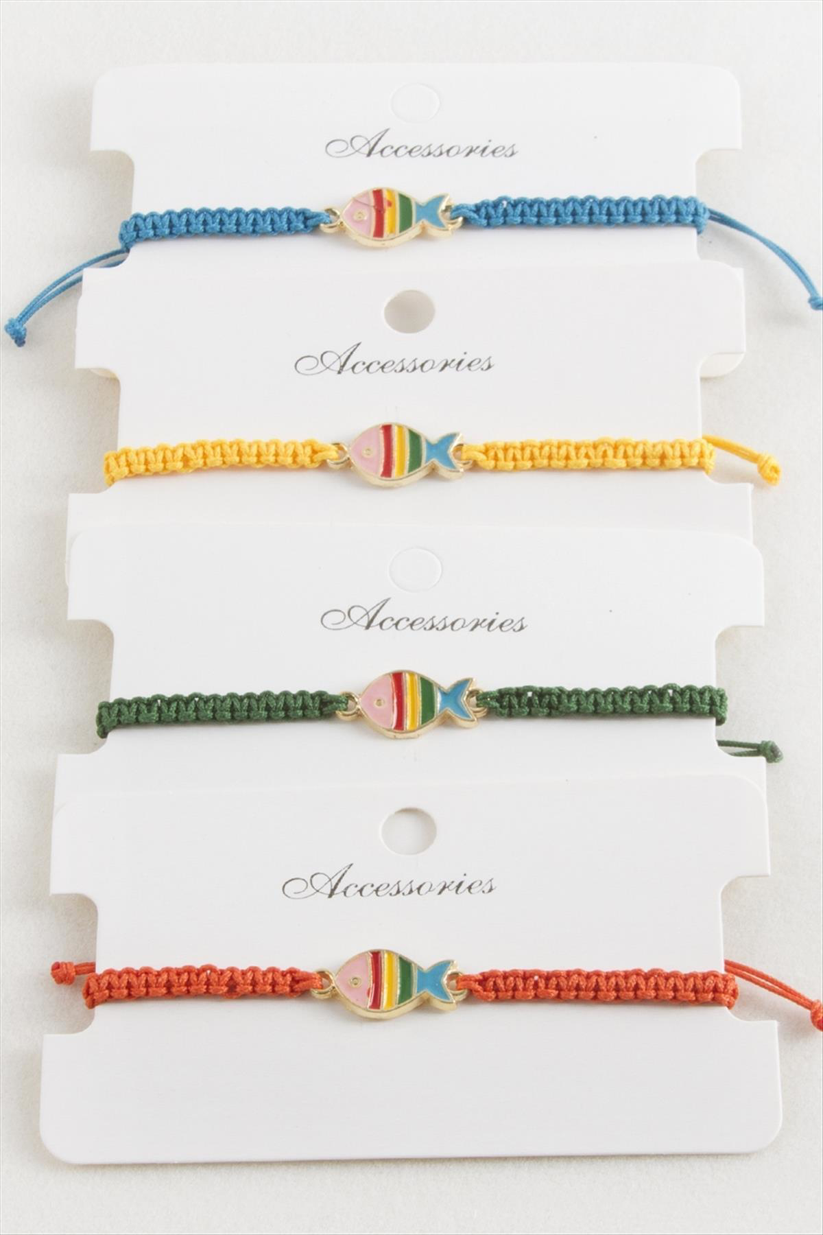 Balık Makrome Örgülü Bileklik