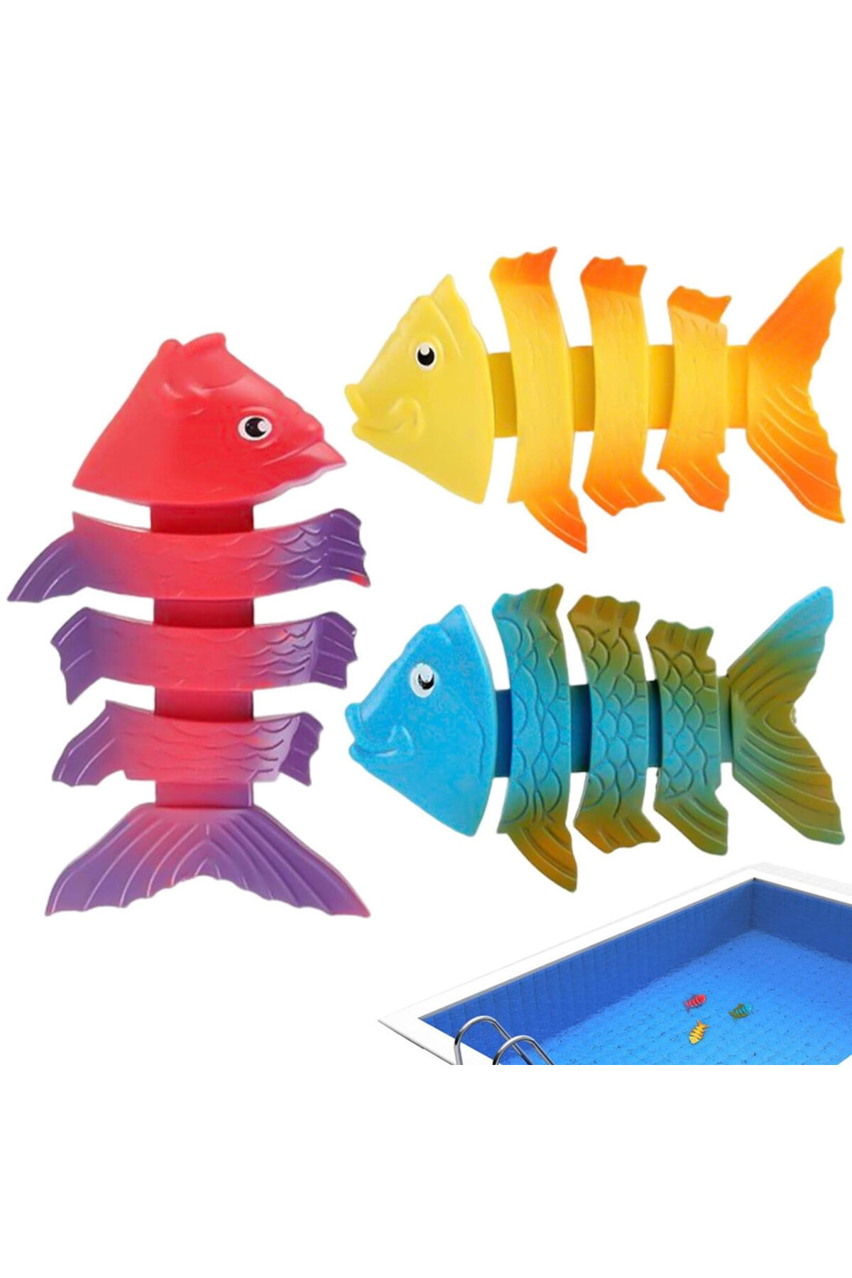 Kizilkaya Balık Şekilli Havuz Dalış Oyuncakları