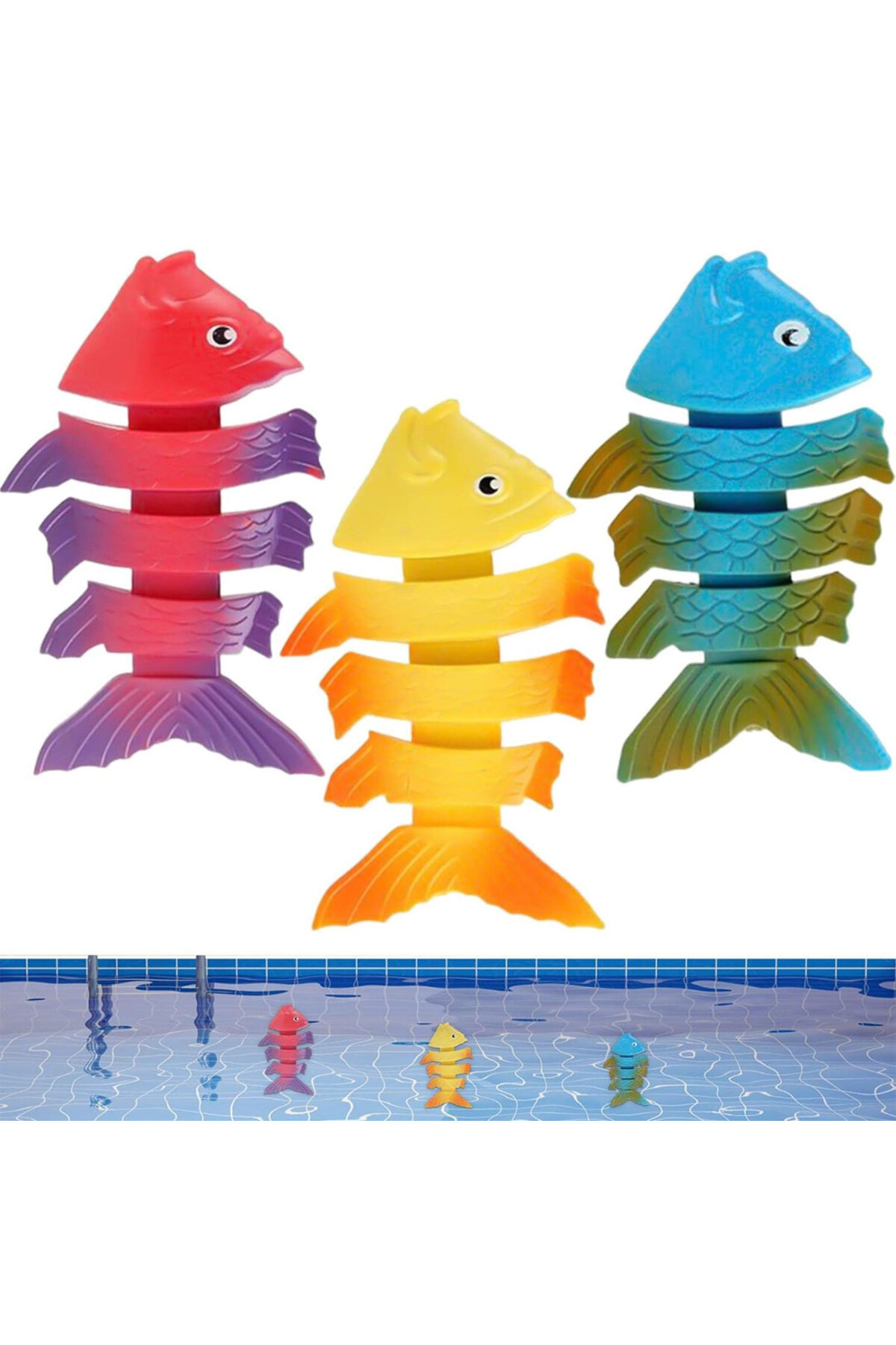 Kizilkaya Balık Şekilli Havuz Dalış Oyuncakları