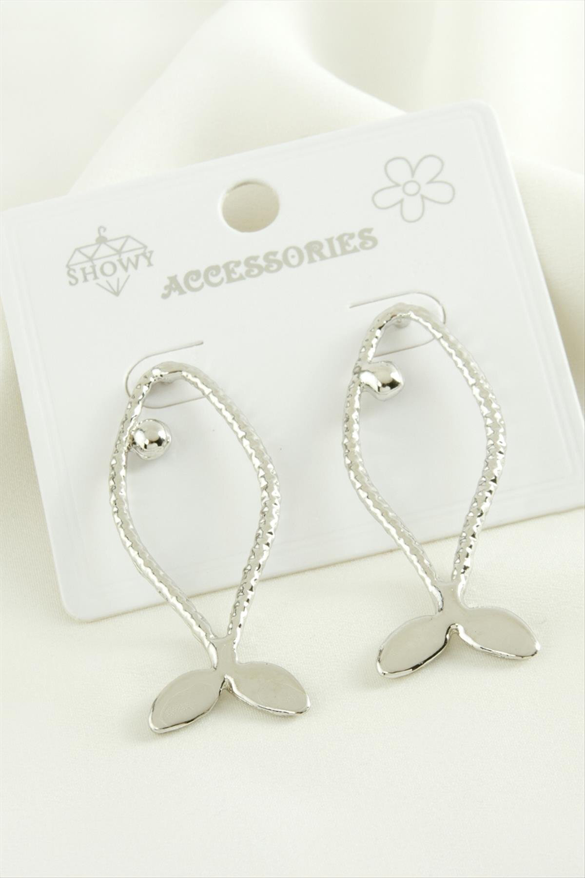 Balık Trend Metal Küpe