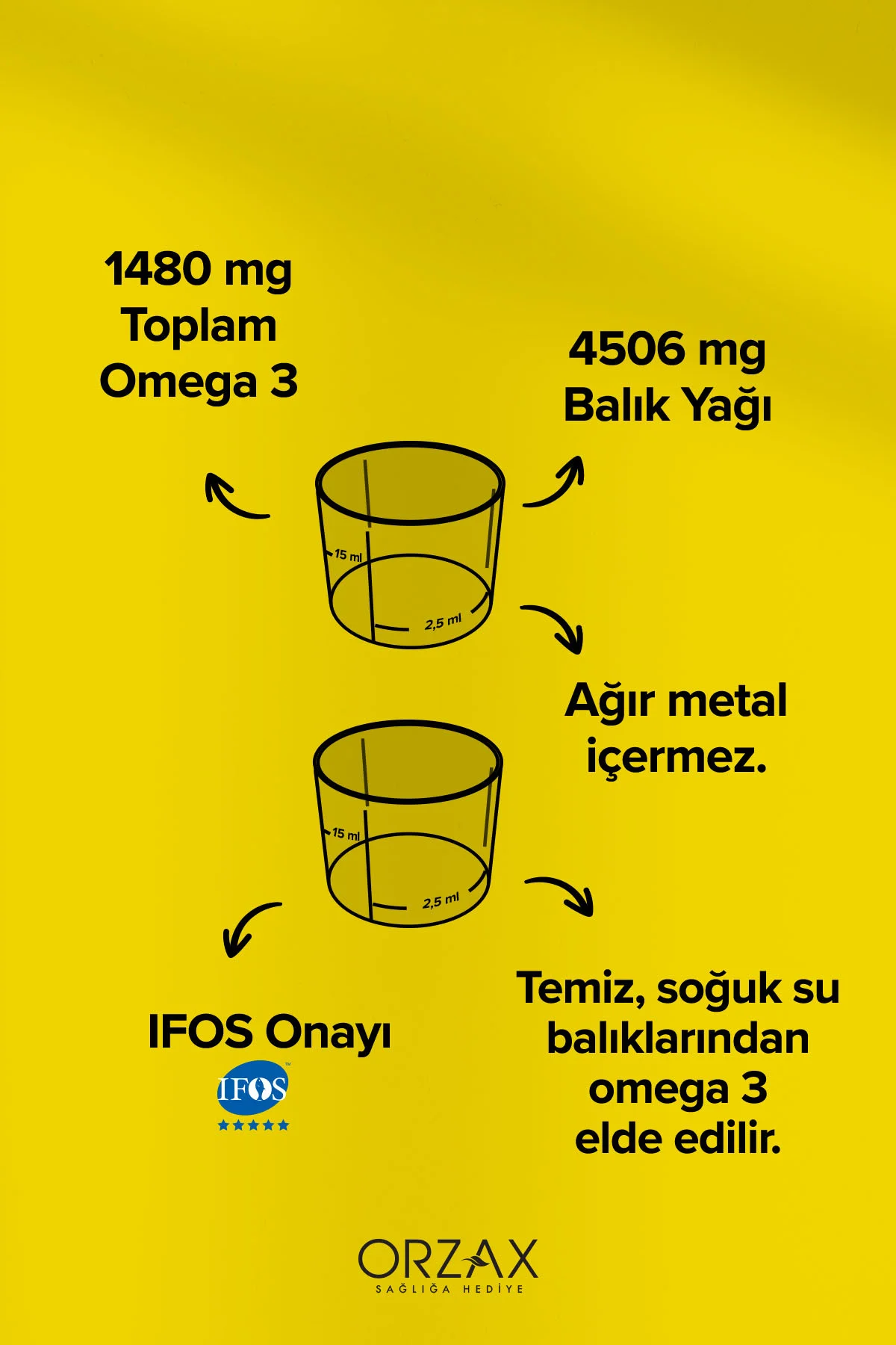 Balık Yağı Omega 3 Limon Aromalı Şurup 150 ml