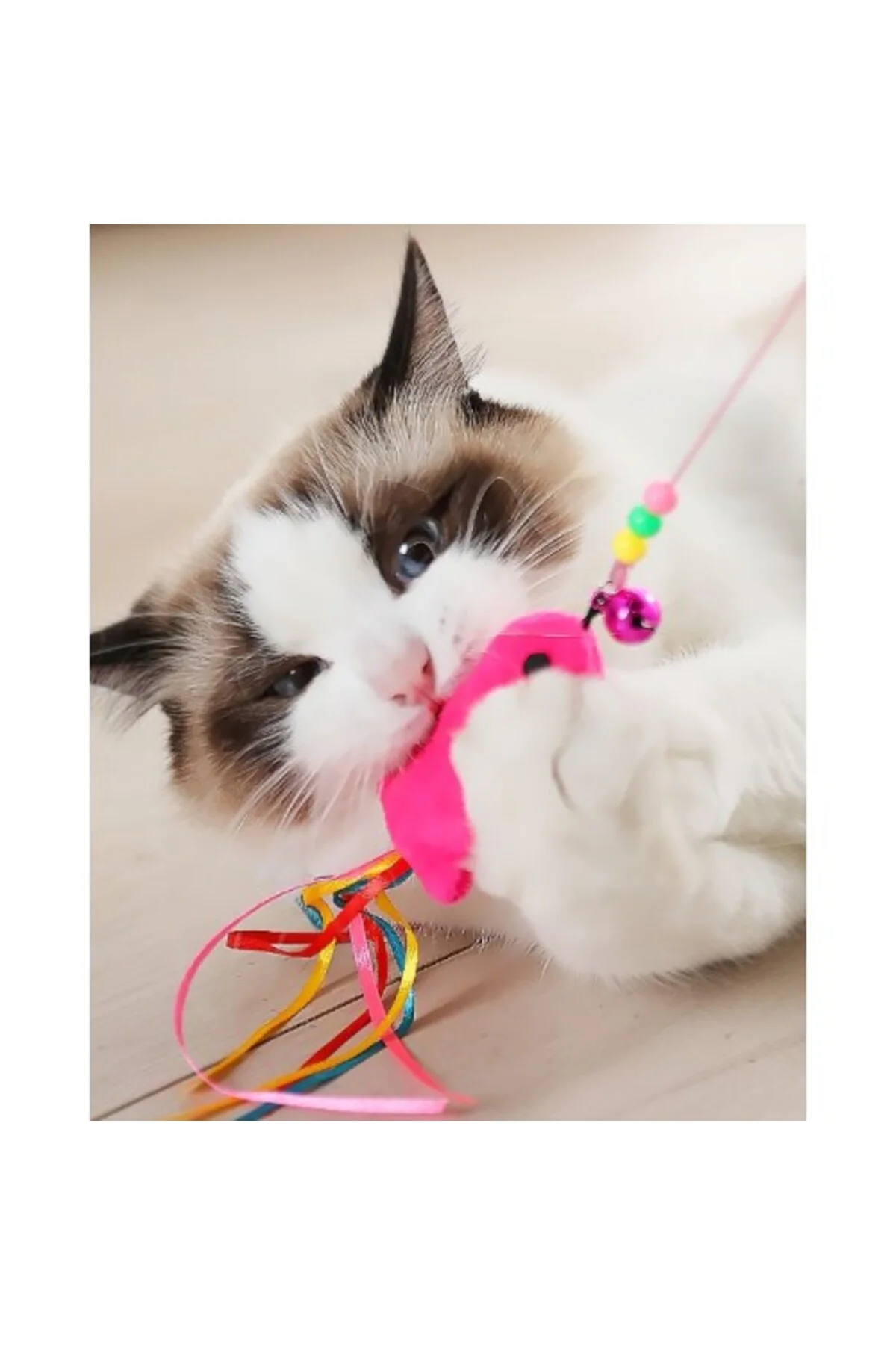 Balıklı Kedi Oyun Oltasıı 90 Cm (Qi) - Görsel 3