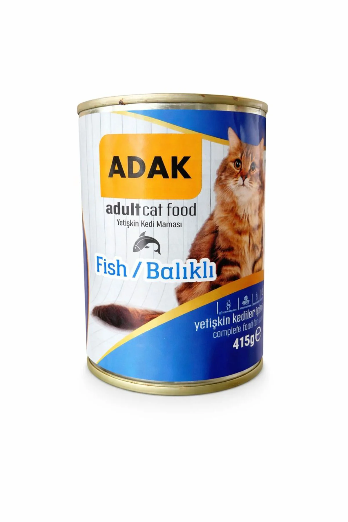 Balıklı Konserve Yaş Kedi Maması 415g x 48 Adet Parça Balıklı Yet Balıklı Konserve Yaş Kedi Maması 415g x 48 Adet Parça Balıklı Yet