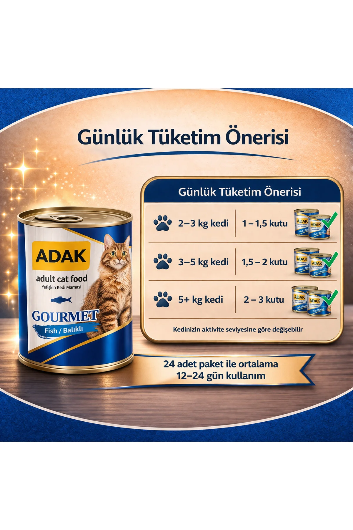 Balıklı Konserve Yaş Kedi Maması 415g x 24 Adet Parça Balıklı Yet Balıklı Konserve Yaş Kedi Maması 415g x 24 Adet Parça Balıklı Yet