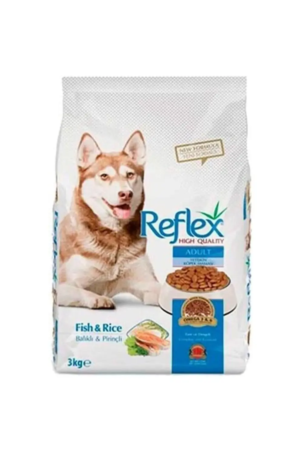 Balıklı Pirinçli Yetişkin Köpek Maması 3kg