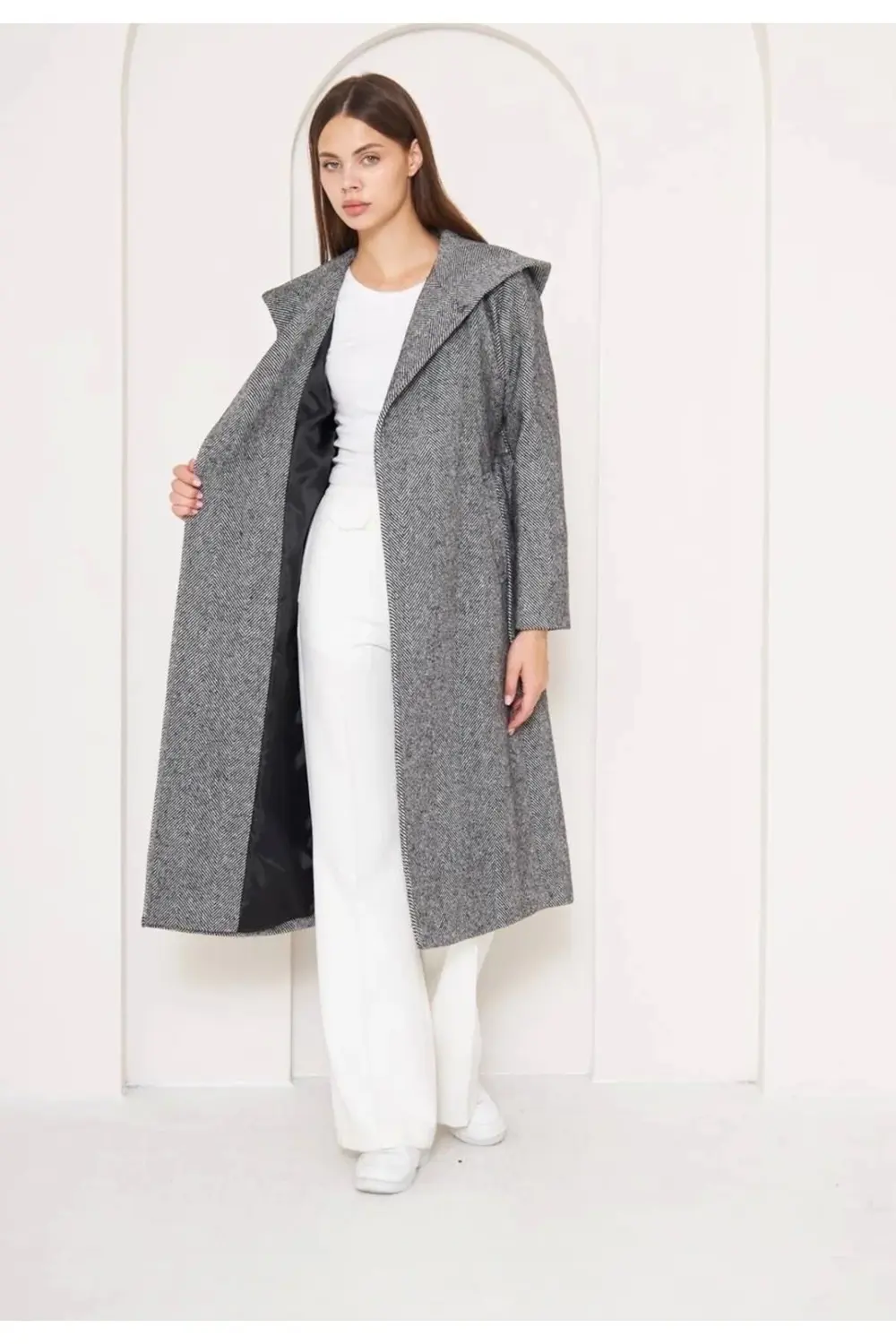 BALIKSIRTI KAPŞONLU KAŞE