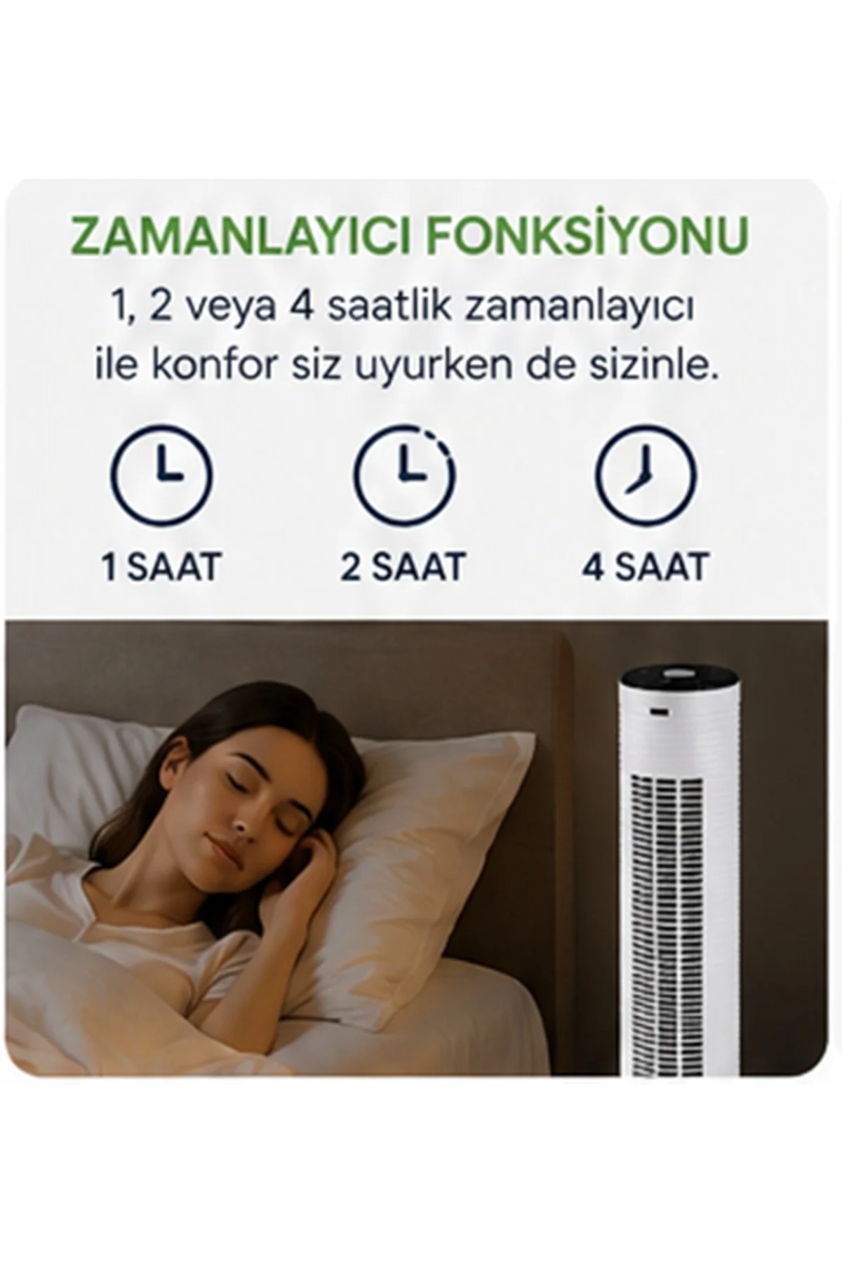 Balito Kule Tipi Kumandalı 45W Vantilatör Beyaz | 3 Kademeli Sessiz SOĞUTMA ÖZELLİKLİDİR