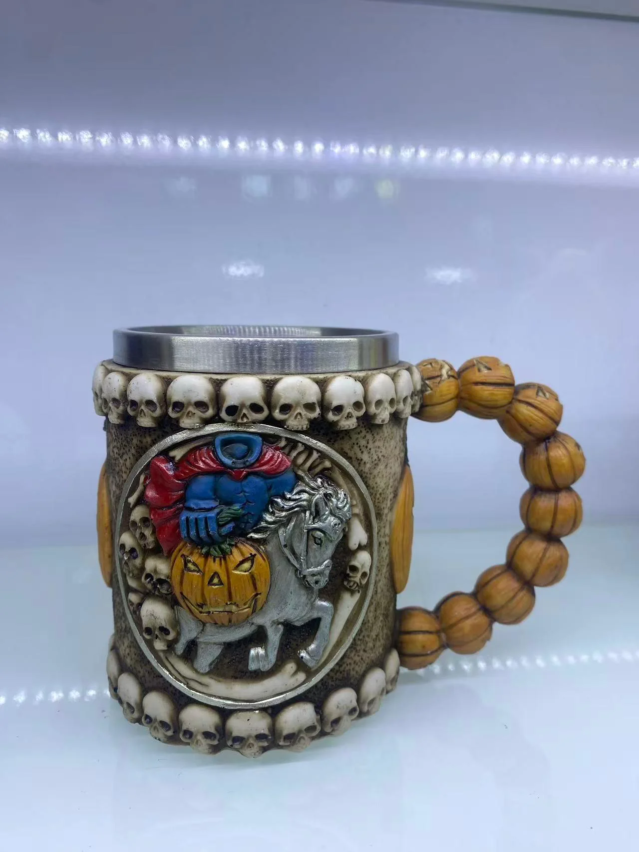 Balkabağı Çelik Kupa Bardak Kod 220028