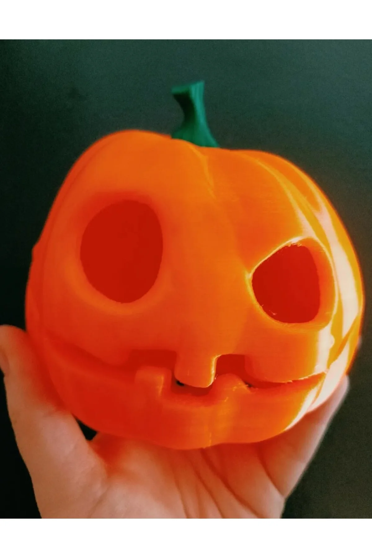 Balkabağı Halloween Pumpkin Mumluk Büyük Boy