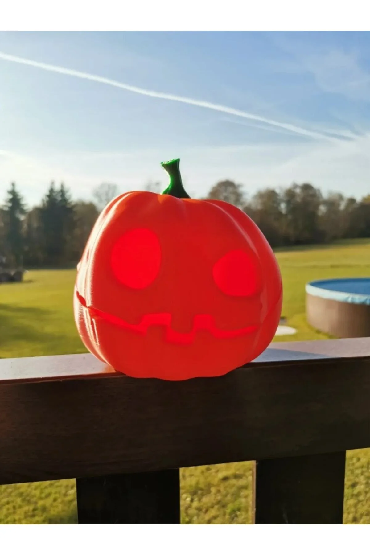Balkabağı Halloween Pumpkin Mumluk Büyük Boy