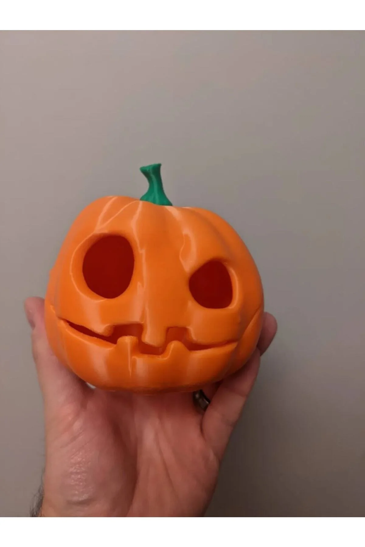 Balkabağı Halloween Pumpkin Mumluk Büyük Boy
