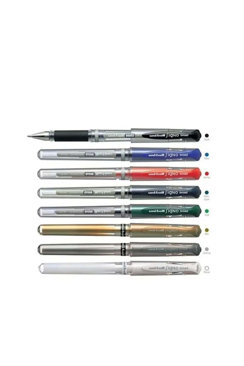 -Ball Um-153 Beyaz Broad Jel Kalem