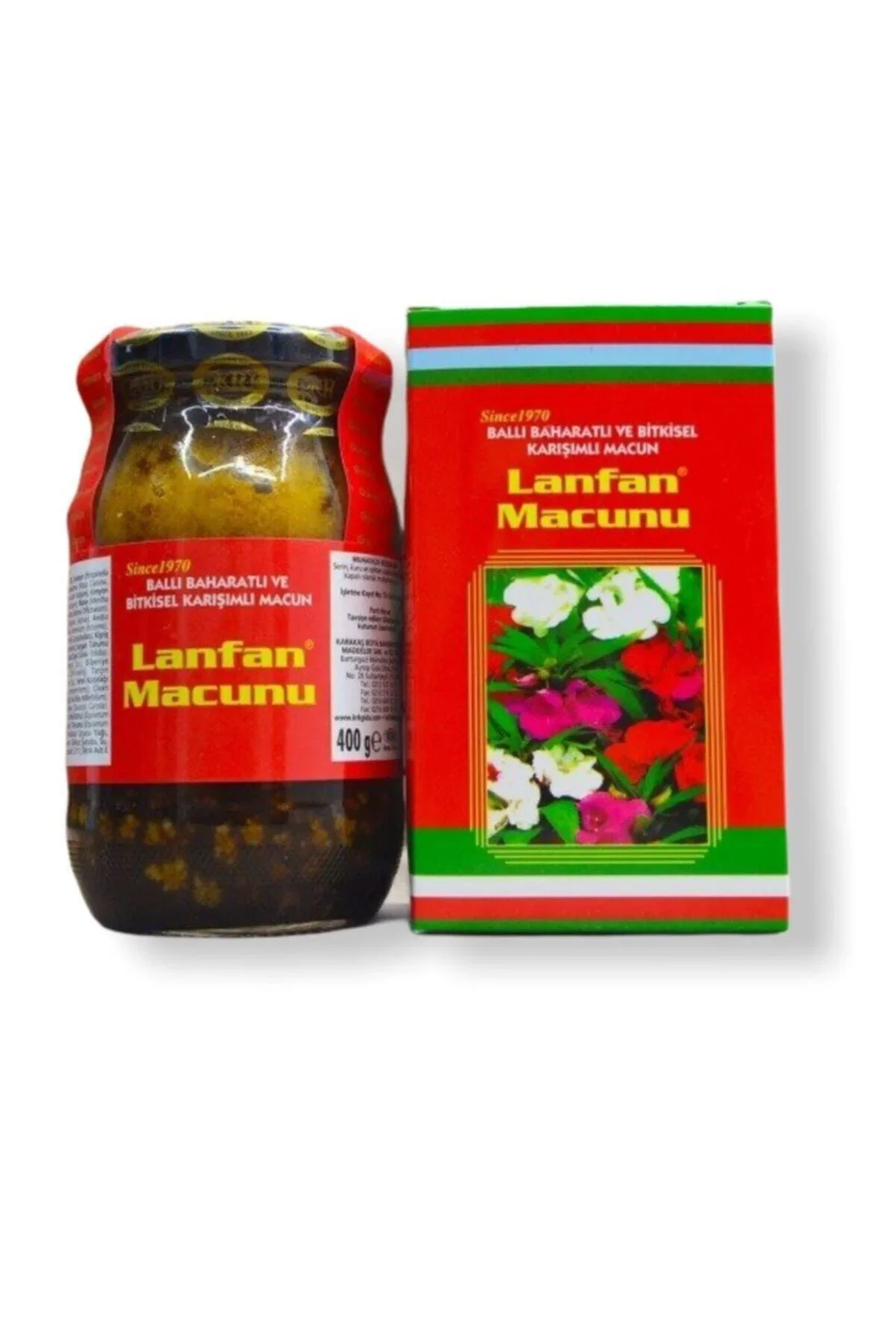 Ballı Baharatlı Ve Bitkisel Karışımlı Lanfan Macunu 400 Gr Ballı Baharatlı Ve Bitkisel Karışımlı Lanfan Macunu 400 Gr