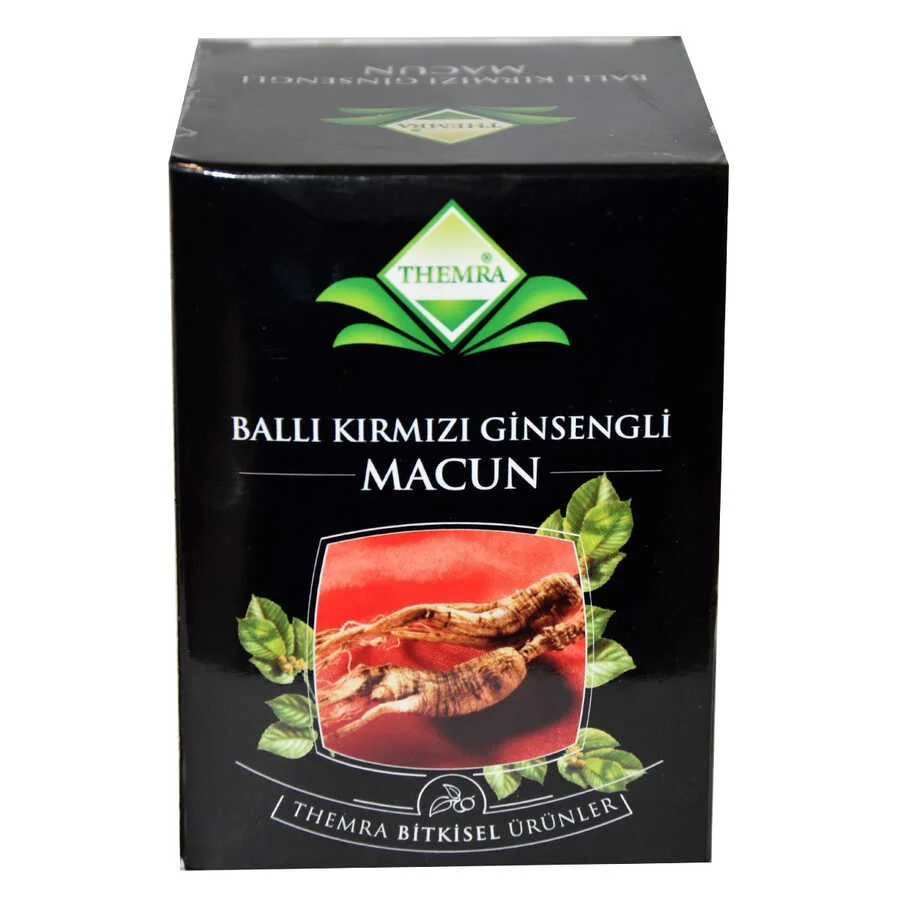 Ballı Kırmızı Ginsengli Macunu Bitkisel Karışım 240 Gr – Enerji ve Bağışıklık Desteği