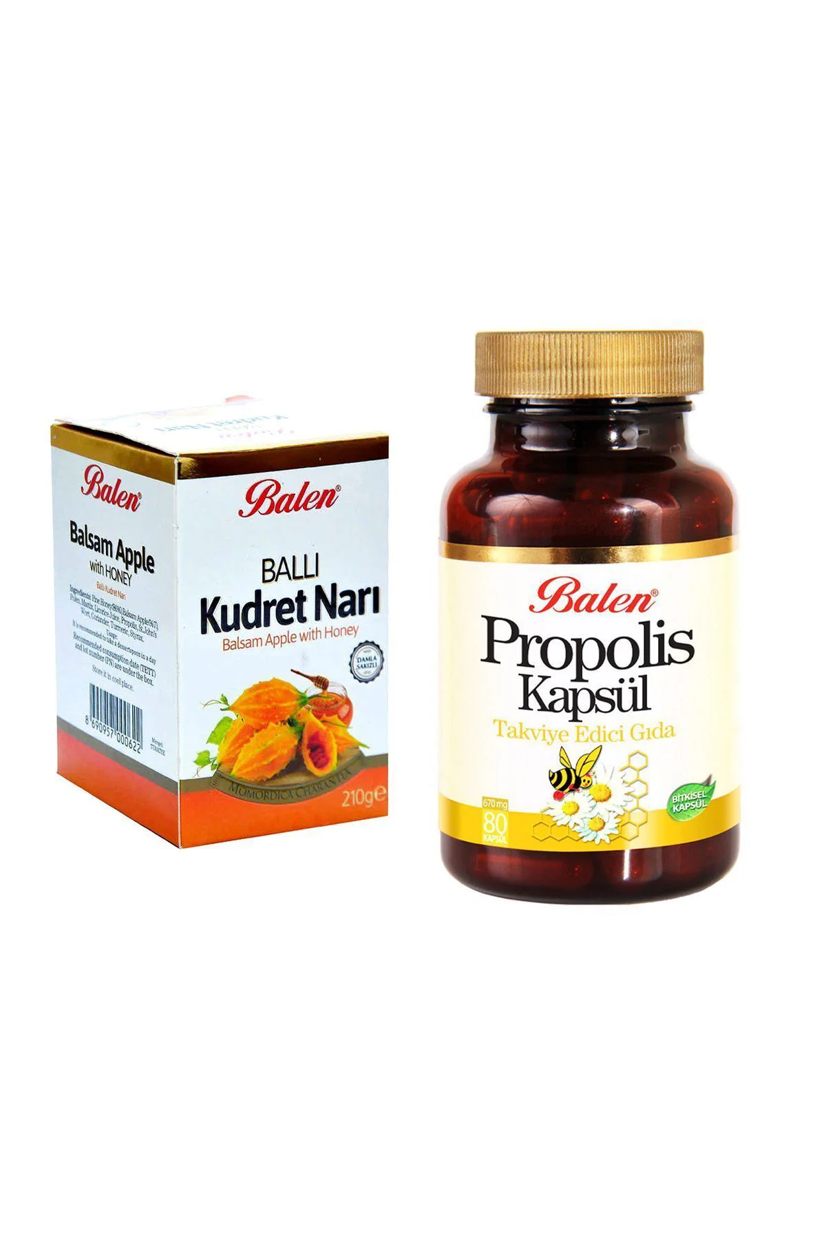 Ballı Kudret Narı Macunu 210 gr Propolis Kapsül 80 Adet