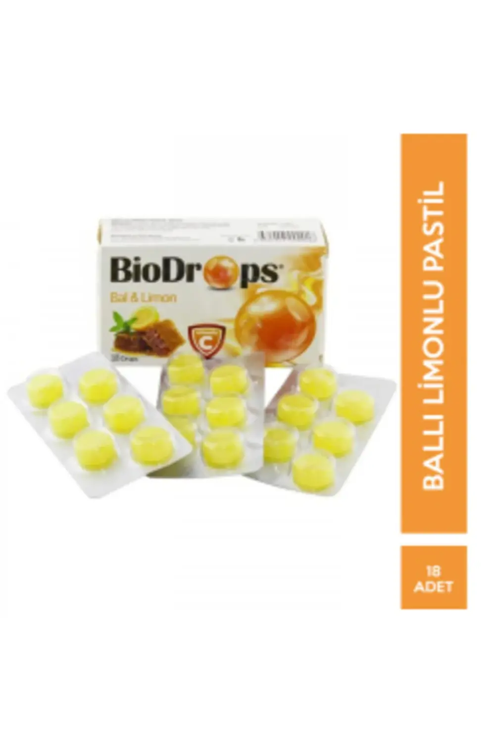 Ballı Limonlu C Vitaminli Pastil 18 Adet ( TEKLİDİR )