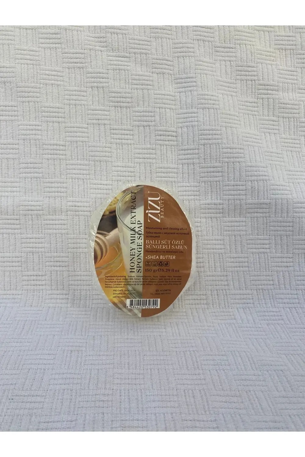 BALLI SÜT ÖZLÜ SÜNGERLİ SABUN