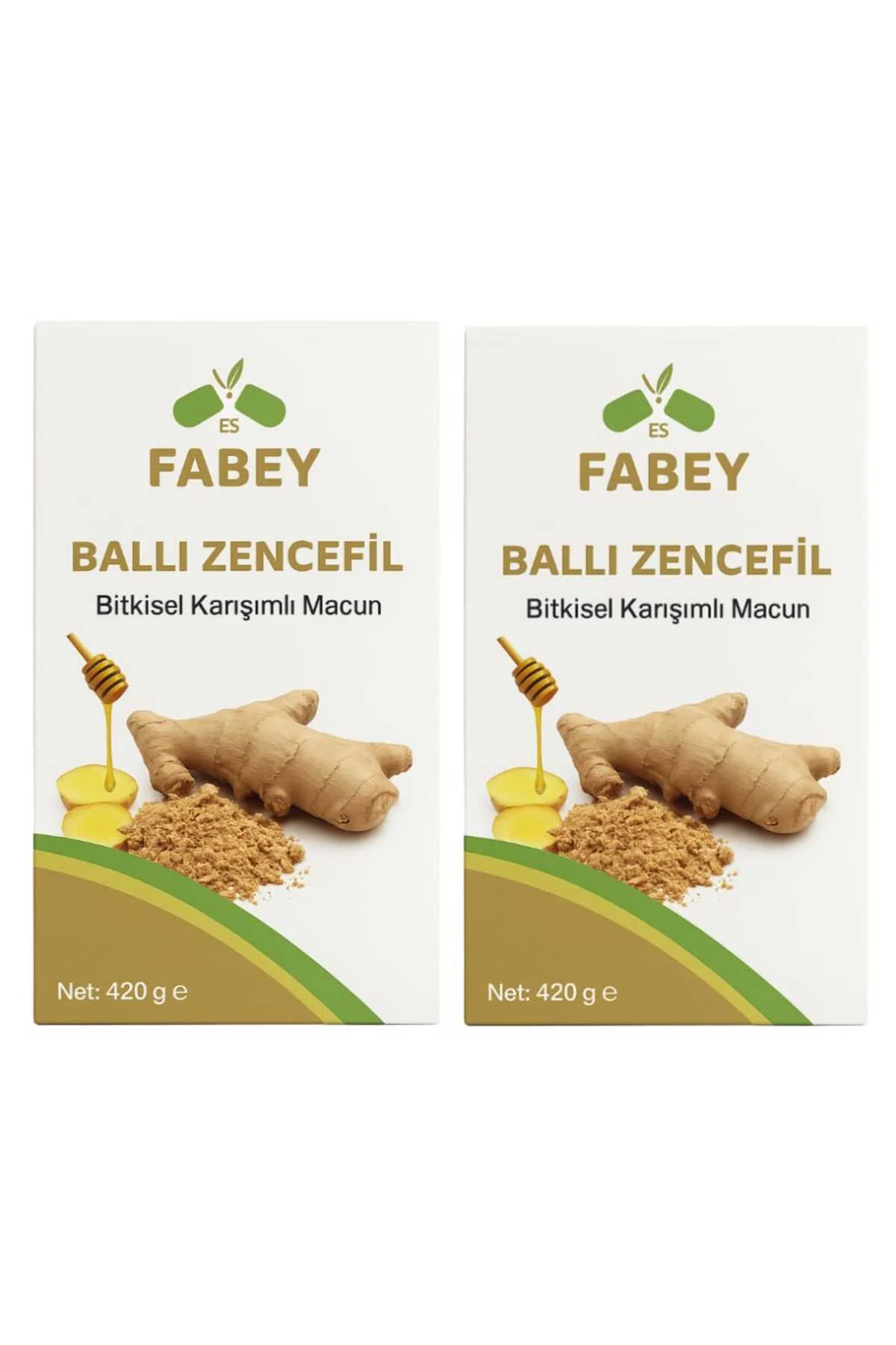 Ballı Zencefil Bitkisel Karışımlı Macun 420gr X 2 Adet