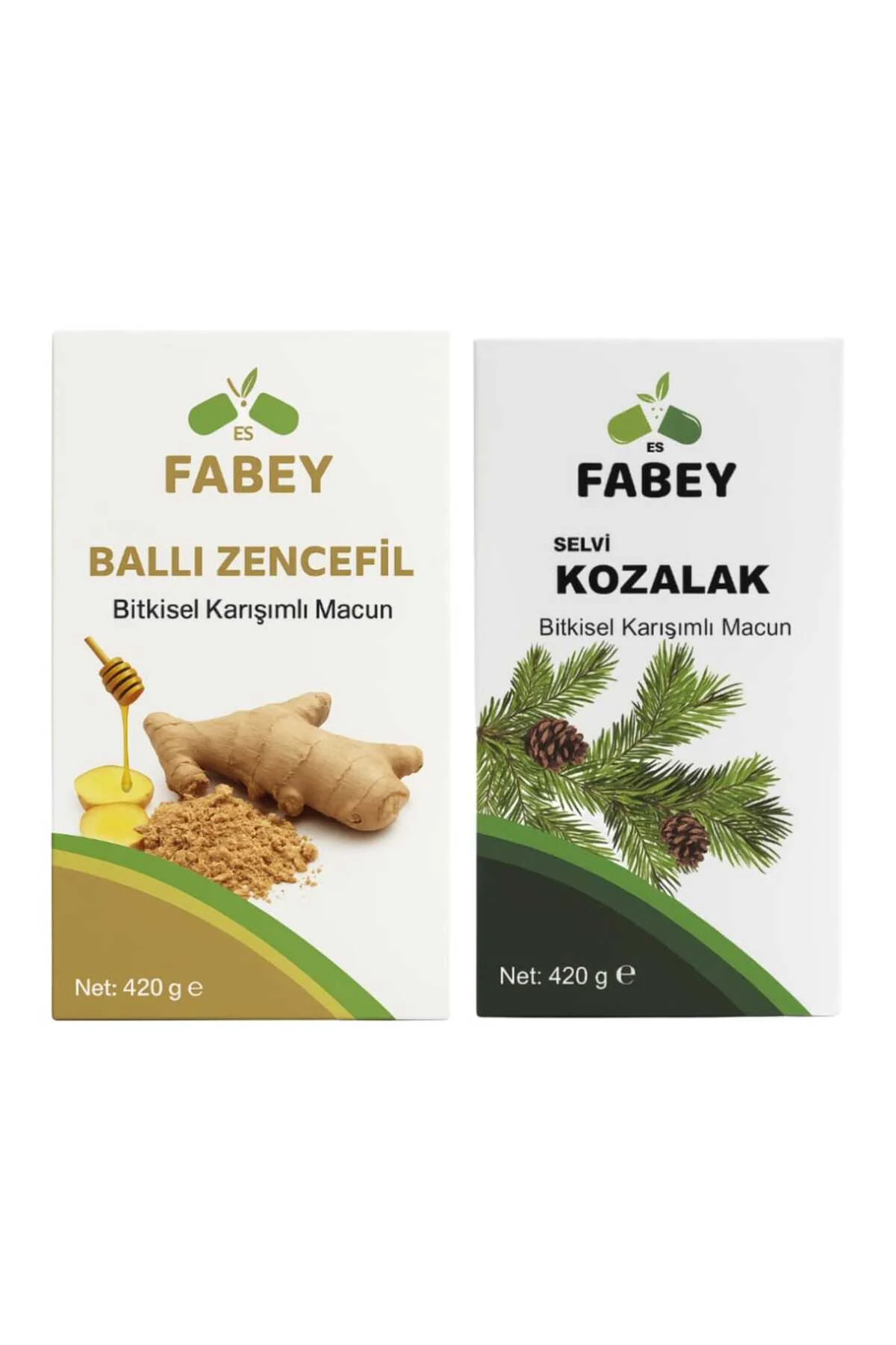 Ballı Zencefil Macun + Selvi Kozalak Macunu