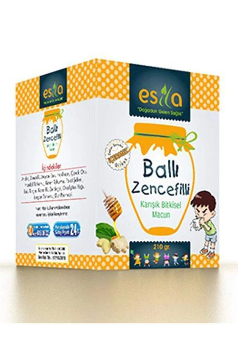 Ballı Zencefilli Çocuk Macunu 210 Gr. - Doğal Bağışıklık Dostu Macun