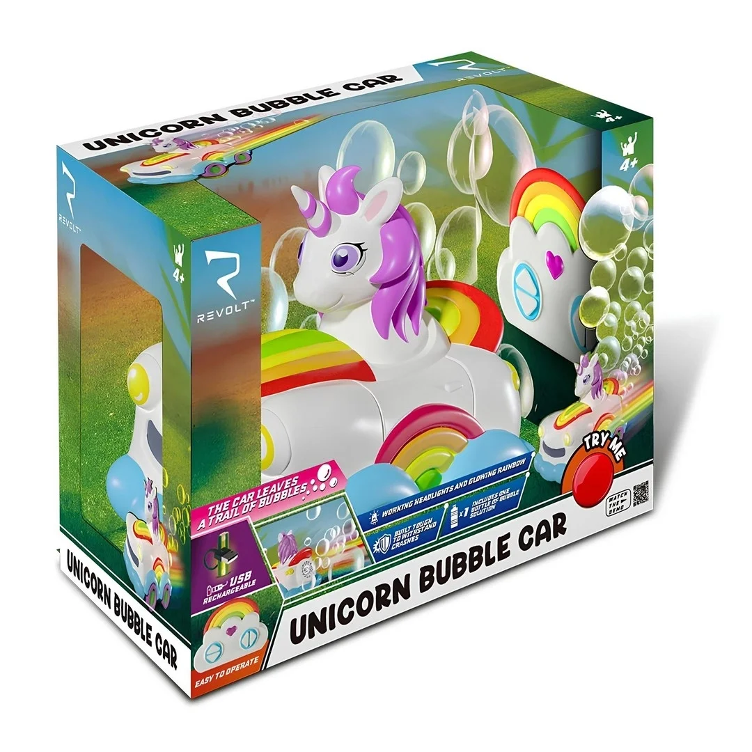 Baloncuk Çıkartan Uzaktan Kumandalı Unicorn Araba 3.7V.USB - S00090834