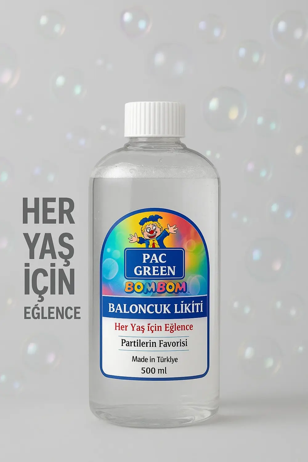 Baloncuk Sıvısı Köpük Tabancası Baloncuk Likiti 500 Ml