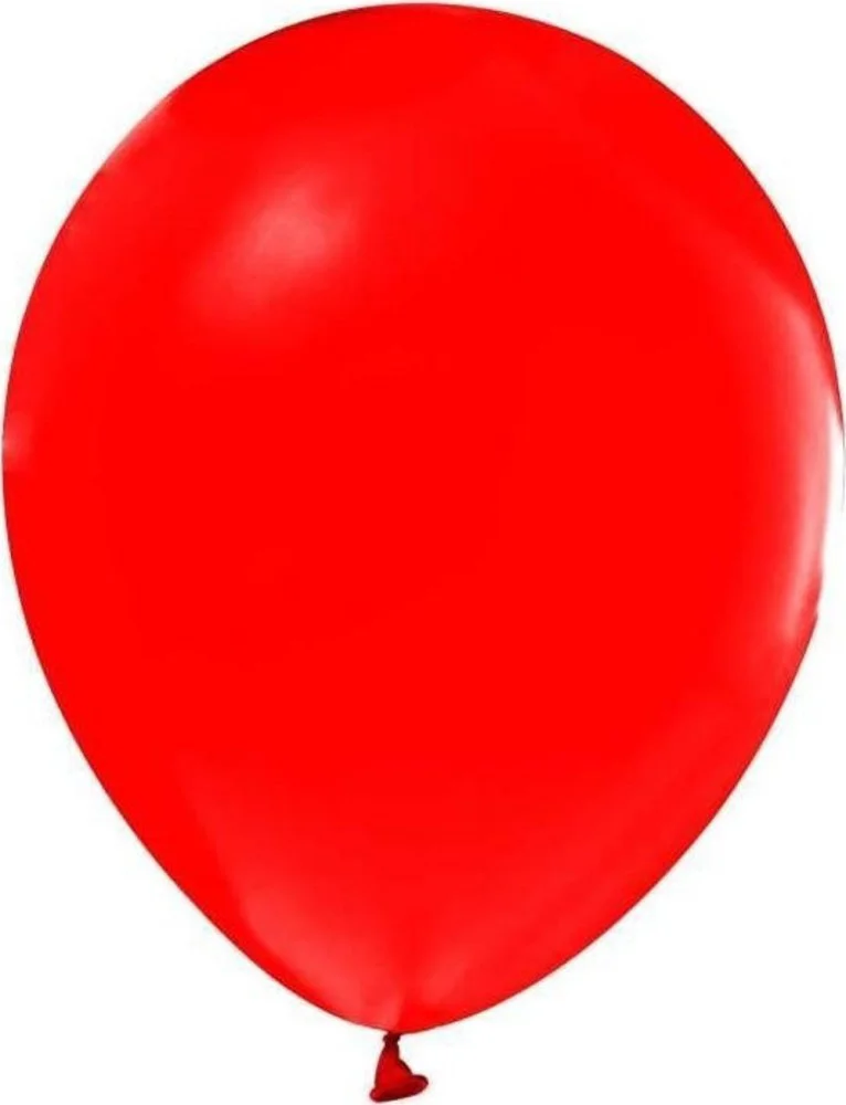 Balonevi 12" Baskı Balonu Neon Kırmızı 100 Lü