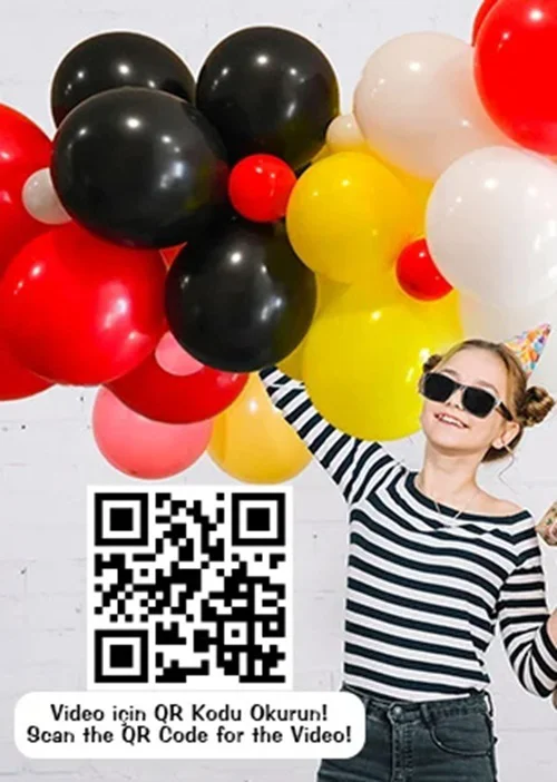 Balonevi Beşiktaş Asorti Balon Dekorasyon Set 70Li