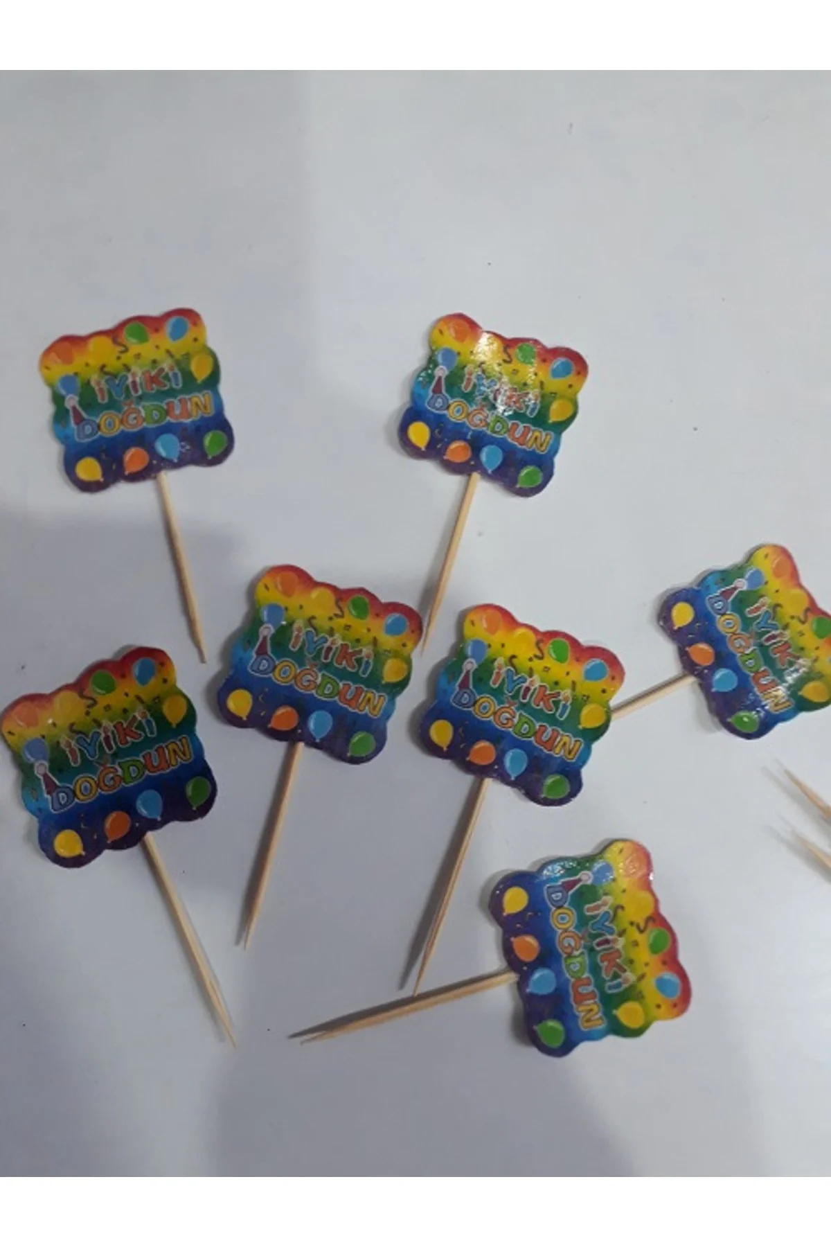 Balonlu Kürdan 20 Li Renkli