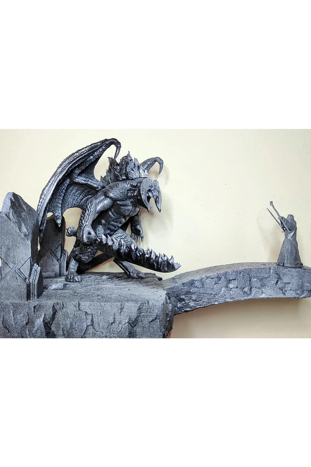 Balrog Ve Gandalf Savaşıyor Figür 20 Cm Yüzüklerin Efendisi Lotr (büyük Boy)
