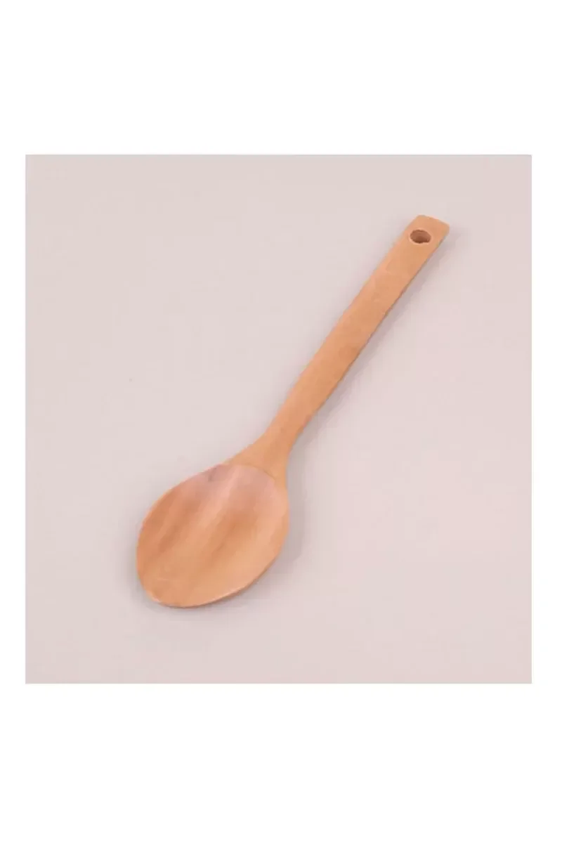 Balsa BLS-029A Ahşap Yemek Servis Kaşığı 28 cm mudanis